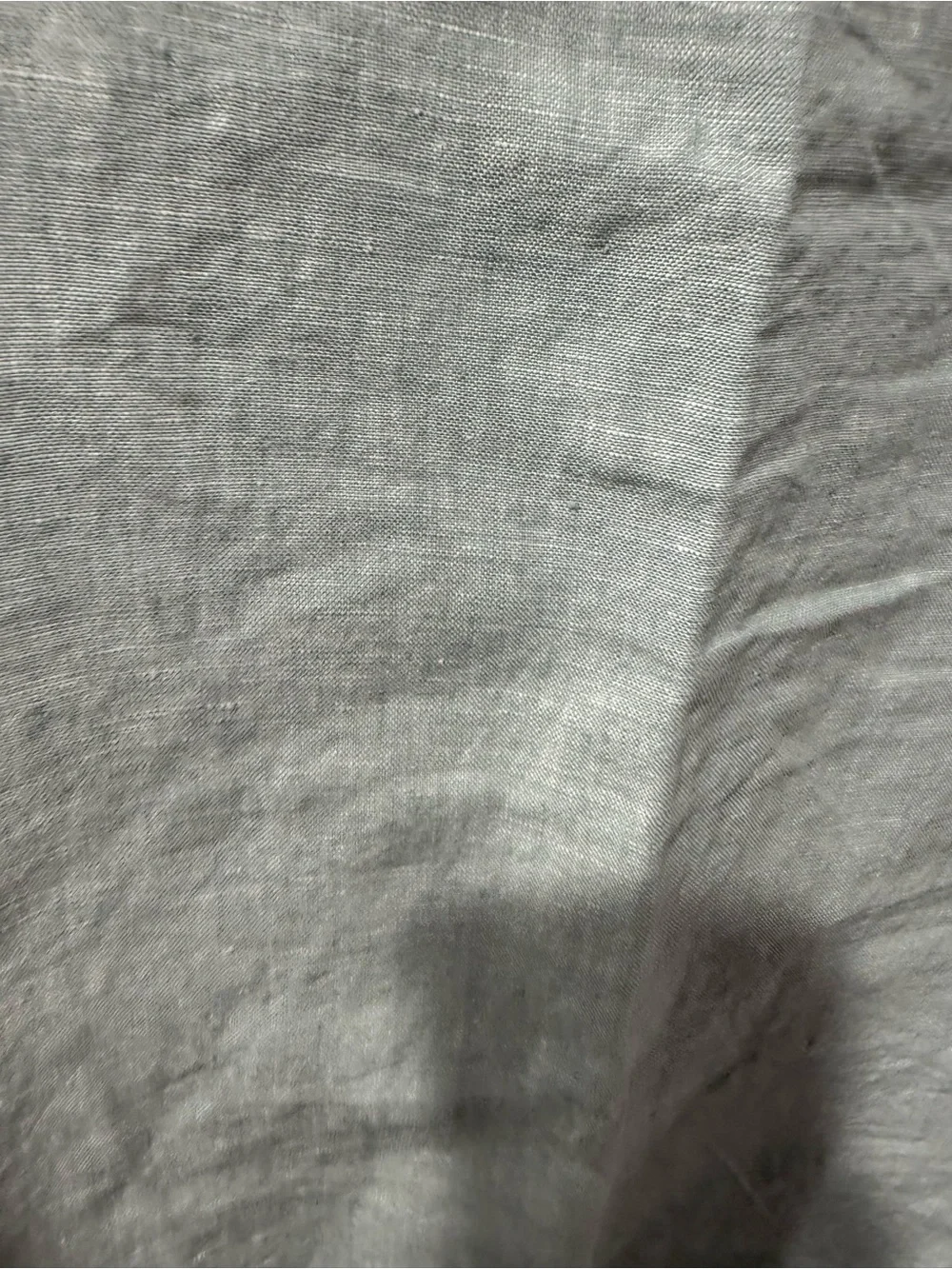 Pottery Barn Light Sage Green Linen Pillow Cover with Care Tag